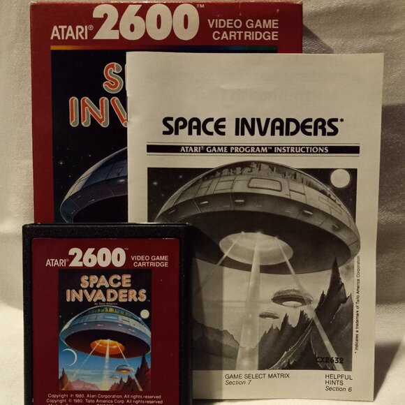 SPACE INVADERS CIB - ATARI 2600 Red Label UN-Tested - Picture 6 of 6